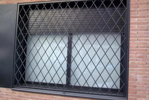 reja fija rombos 12 1 - Rejas Seguridad