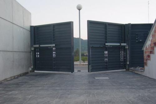 puerta automatica batiente eninter - Reparación Mantenimiento Puertas Garaje Batientes Valencia