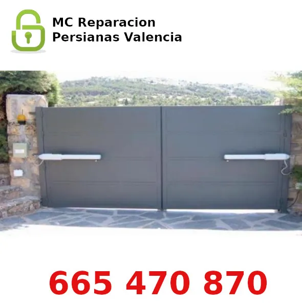 banner batientes - Instalación y Reparación Puertas de Garaje Correderas Basculantes Enrollables Seccionales Valencia