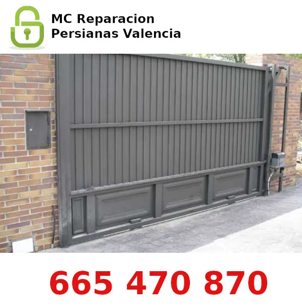 banner correderas - Instalación y Reparación Puertas de Garaje Correderas Basculantes Enrollables Seccionales Valencia