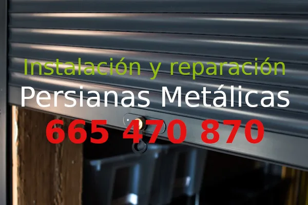 persianas metalicas banner - Reparación Mantenimiento Puertas Garaje Enrollables Valencia