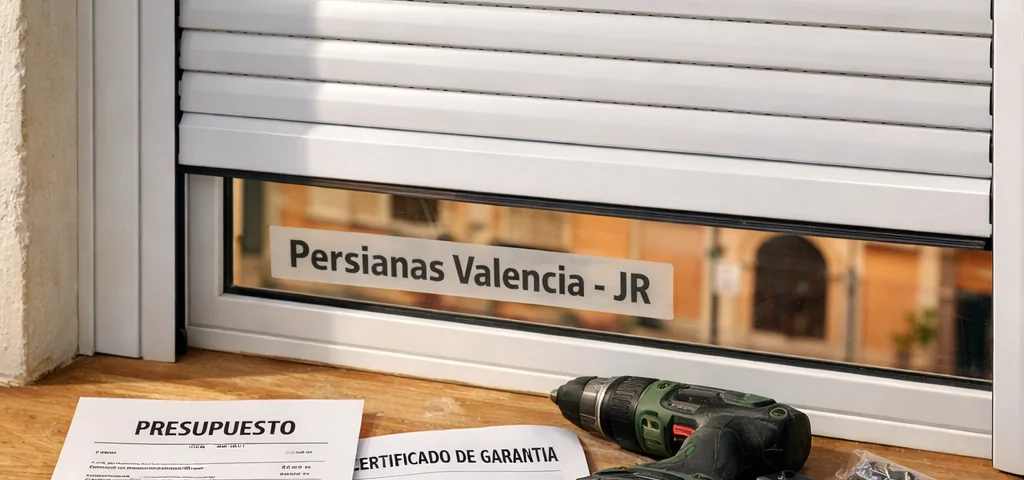 Persiana enrollable y papeles; Donde conseguir instalacion profesional de persianas a buen precio en Valencia