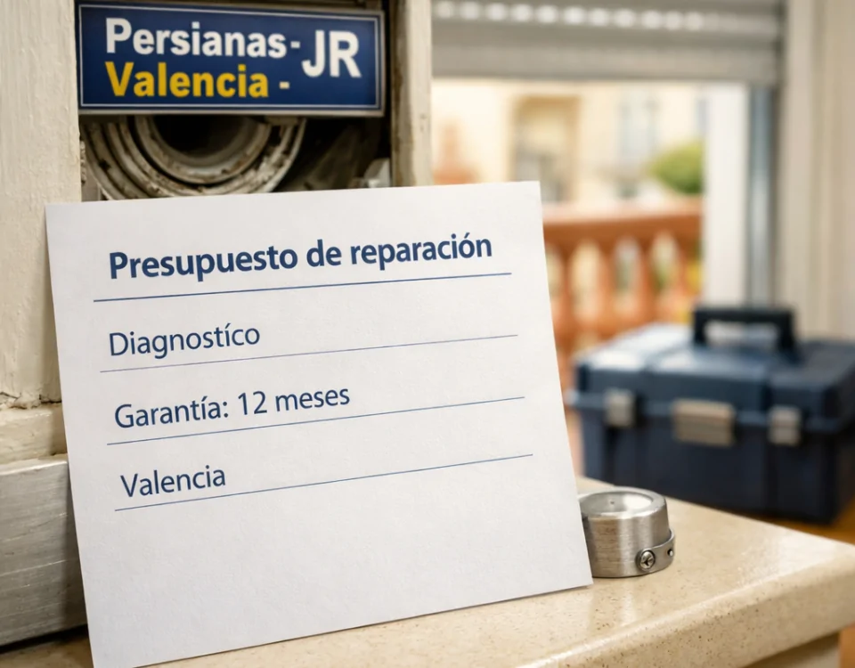Presupuesto de reparaciu00f3n de persianas en Valencia con garantu00eda de 12 meses; Cuales son las mejores empresas de reparacion de persianas en Valencia